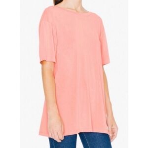(NWT) AMERICAN APPAREL • Desert Flower Brushed Jersey Open-Back Short Sleeve Tee